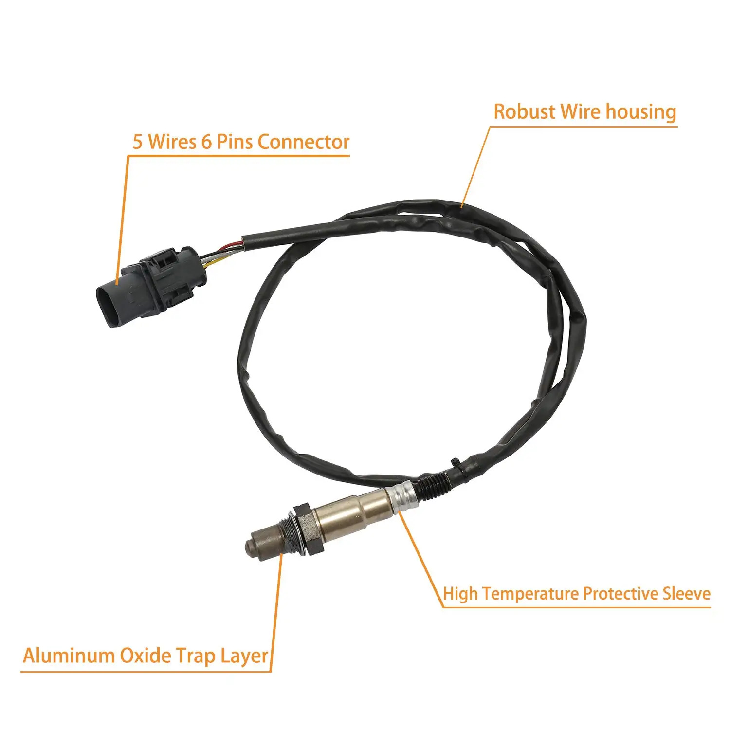4 9 5 wire       sensor 17025 0258017025 compatible with aem 30 4110 30 0300 30 0310 x series afr inline controller   air and fuel ratio   Product details 2