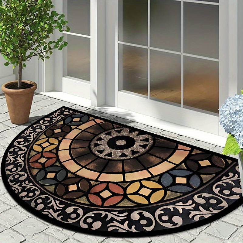 

Half Round Entryway Rug - , Backing For , And Entryway