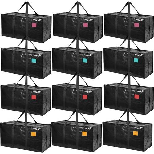 moving boxes designed for heavy use featuring reinforced zippers and wide handles as well as moisture resistant storage solutions under bed storage