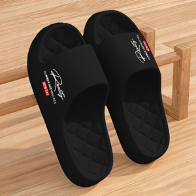 TEMU Men's Sports Sandals And Slippers, Eva Comfortable Lightweight Slippers, Indoor/outdoor Slippers For Home, Unisex Couple'-tone Slippers, Simple