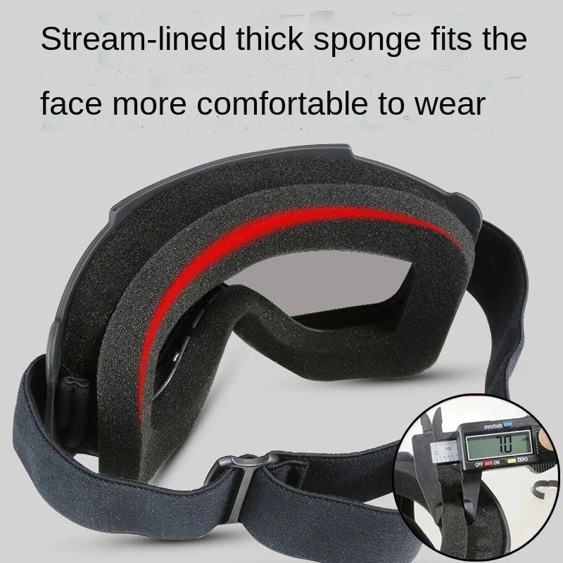 motorcycle goggles mask with anti fog protection windproof half face helmet riding mask detachable   design anti glare   compatible with motorcycle cycling skiing   tpu pc construction motorcycle gear outdoor sports gear fullface protection highdensity sponge   skiing accessories antiglare shield tpu construction protective eyewear cycling enthusiasts 6