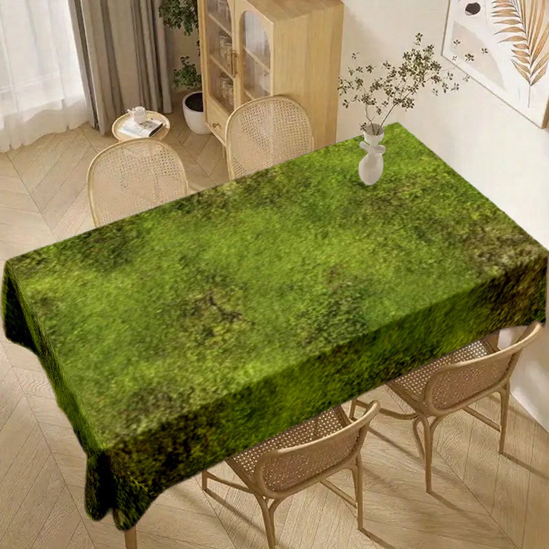 TEMU 1pc Single-sided Printed Soft Fashionable Aesthetic Tablecloth,wedding Decorations,summer Decoration,garden Decor For Outside,outdoor Decor,