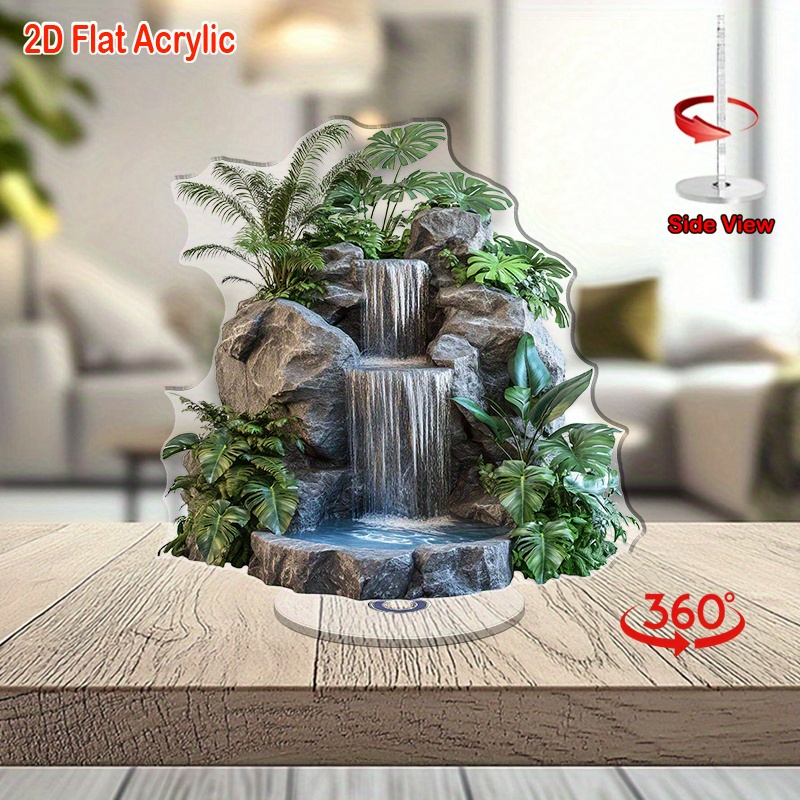 Amazon｜卓上噴水、禅デスクトップ噴水、屋内噴水滝、ウォーターポンプ付きデスクトップ噴水、LEDと霧付き卓上水飾り、家庭やオフィスの装飾用/662｜トイレ収納  オンライン通販 屋内噴水 卓上噴水 - 富の富士山のシンボルのシンボルのシンボルオフィスの装飾のための静か ... 噴水 2ステップセラミック滝屋内噴水卓上噴水禅卓上噴水オフィスホーム屋内装飾用高さ7.0インチ噴水 (ブラック)