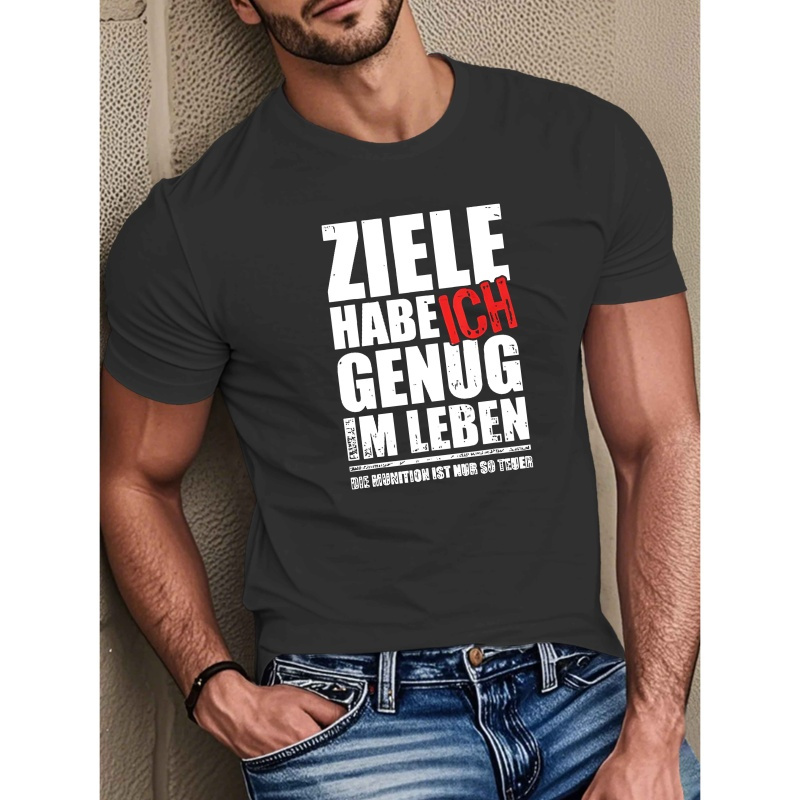 

Funny German Men's Short Sleeve T-shirt Summer T-shirt Top