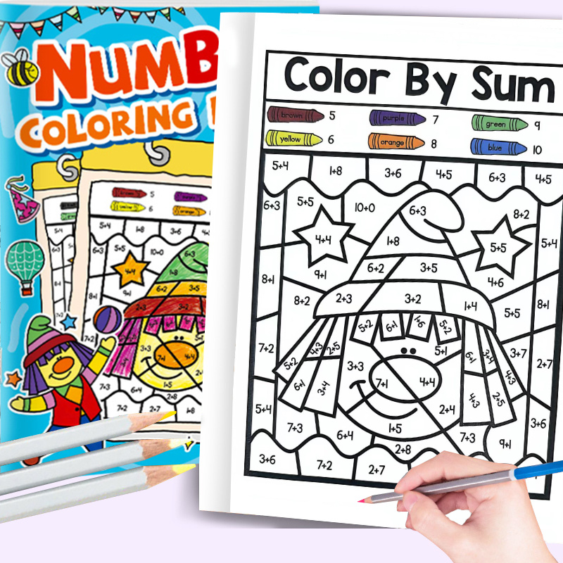 coloring by number sold on Temu Australia