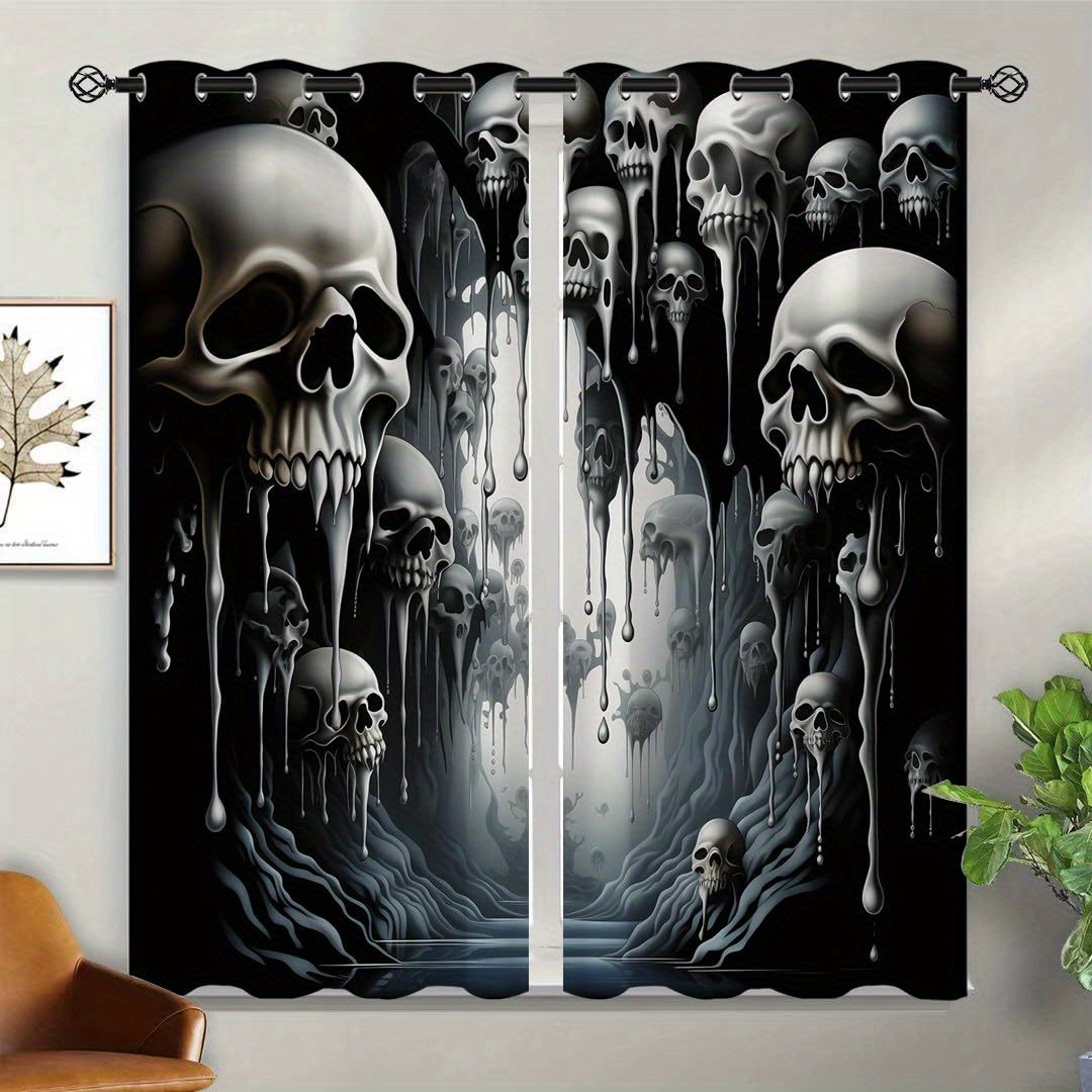 TEMU 2pcs Curtains Living Room Curtains Kitchen Curtains For Windows Bedroom Windows Blackout Curtains Privacy Protection Curtains For Bedroom Decor