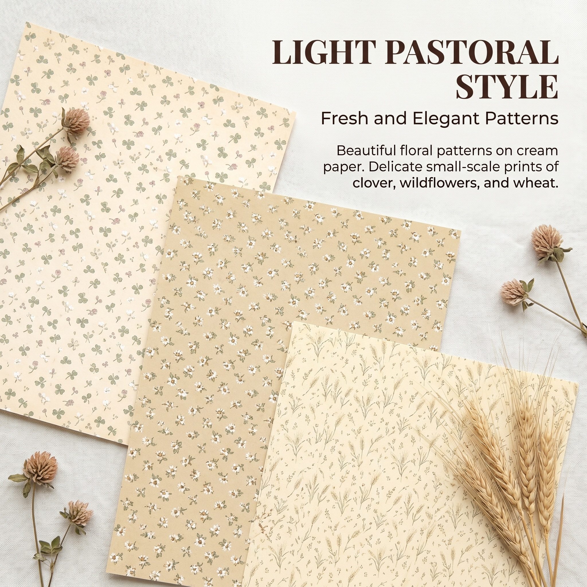 Artikelbild 30 blatt vintage  ing papier material, ästhetische deko blätter für junk journaling, high definition retro muster für kreatives basteln und   verzierung