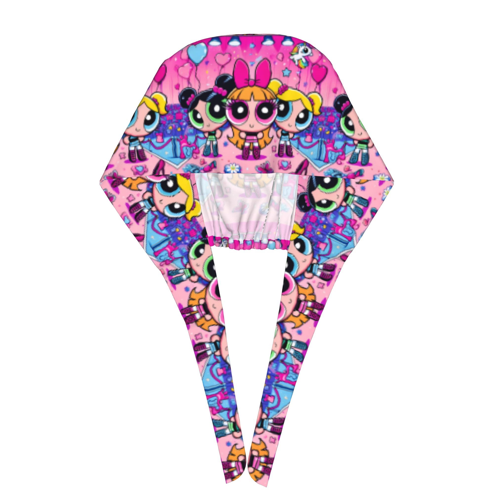TEMU Gorra de Trabajo Creativa Powerpuff con Diseño de Impresión 2D