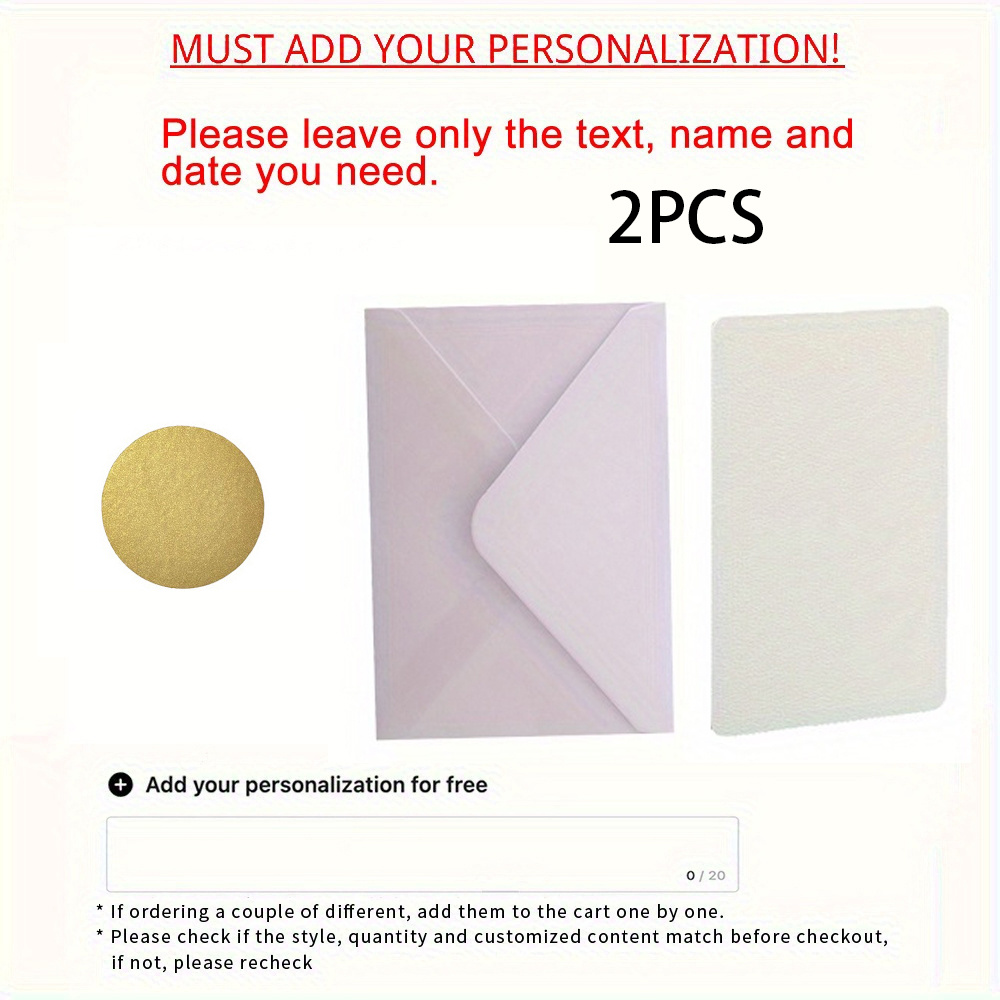 TEMU 2 cartes à gratter personnalisées et surprises pour fiançailles, invitations de mariage, demandes de d', surprises d'anniversaire, cartes de et