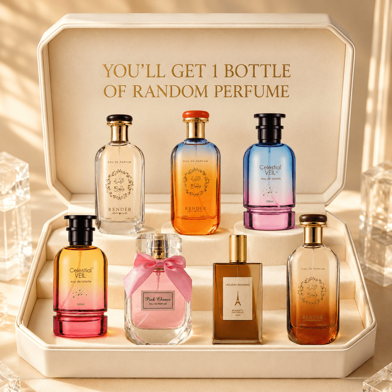 Bottle 7 Perfumes, 1 Pack, Long-lasting Cologne Perfume, Travel Size Eau De Toilette Fragrance, An , Sensual, And Long-lasting Oriental Fragrance