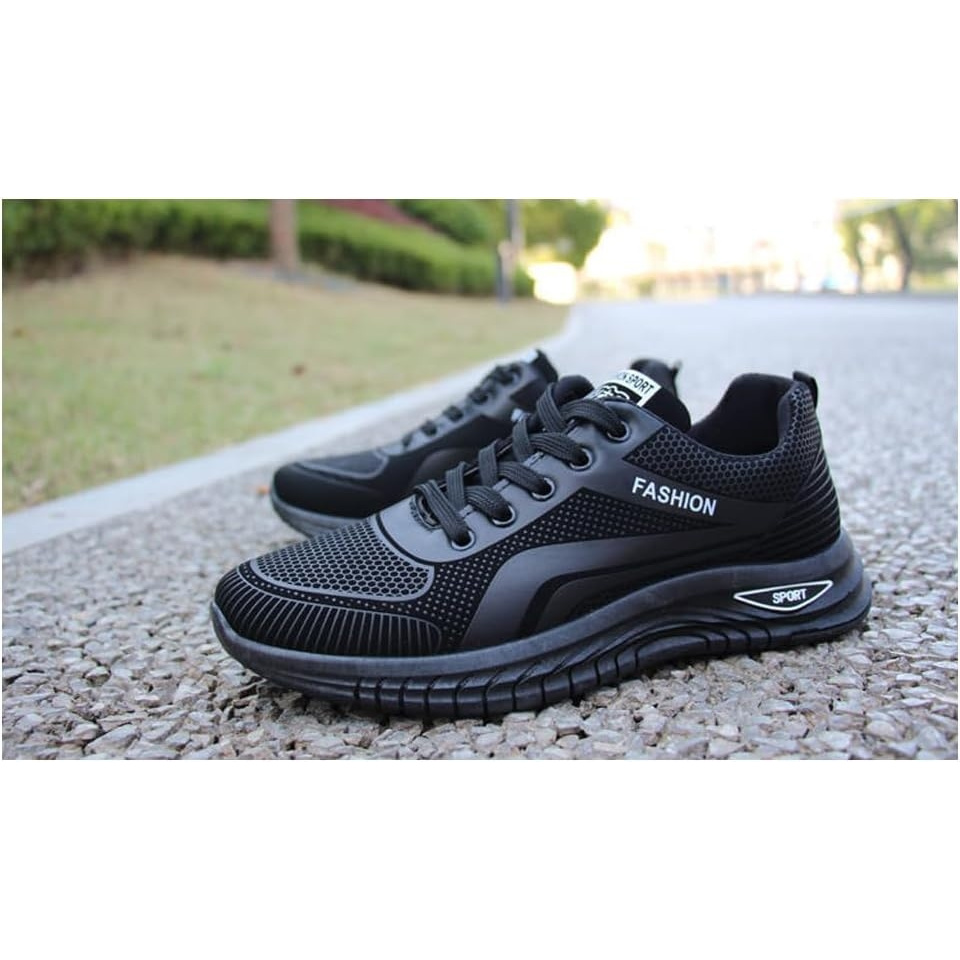 TEMU Aimaixun Baskets Décontractées Homme Légères Chaussures de Marche Tendance Basses PU Entraînement Tennis Course