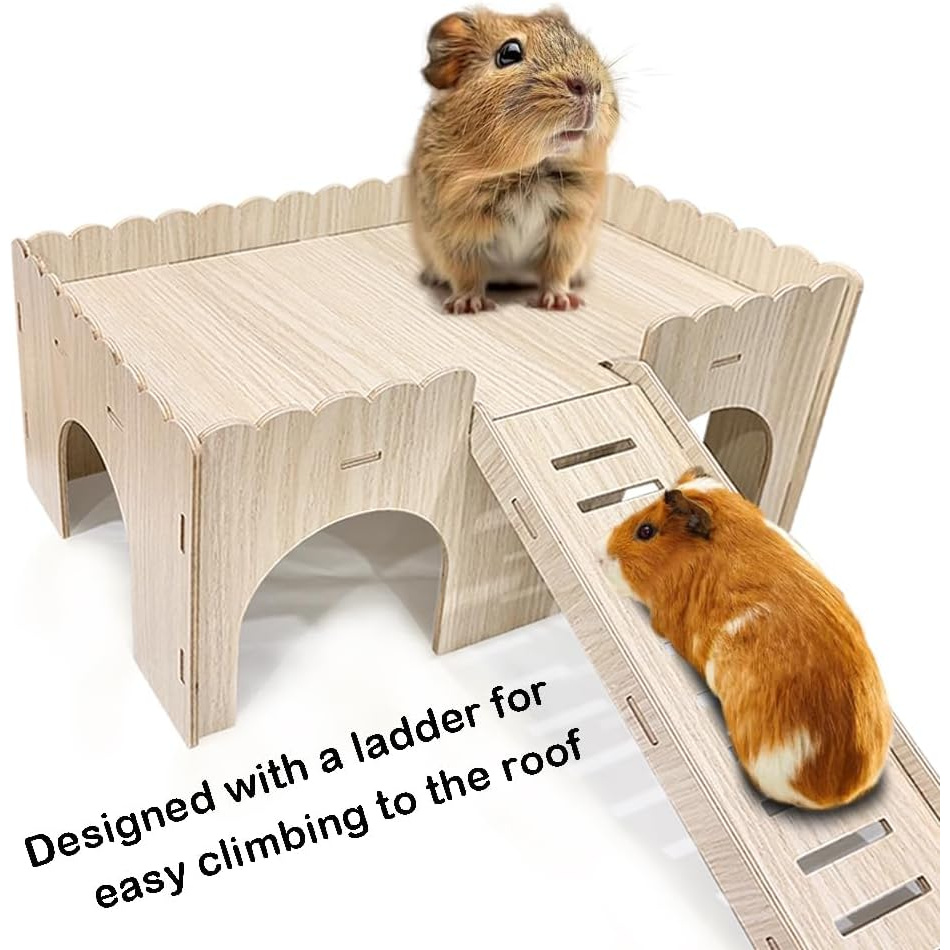 large guinea pig house ramp entrances guinea pig Temu Australia