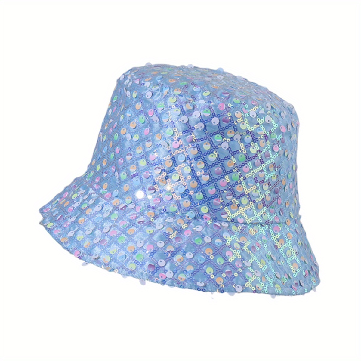bucket hat vintage glitter sequin hats - Temu display picture 1
