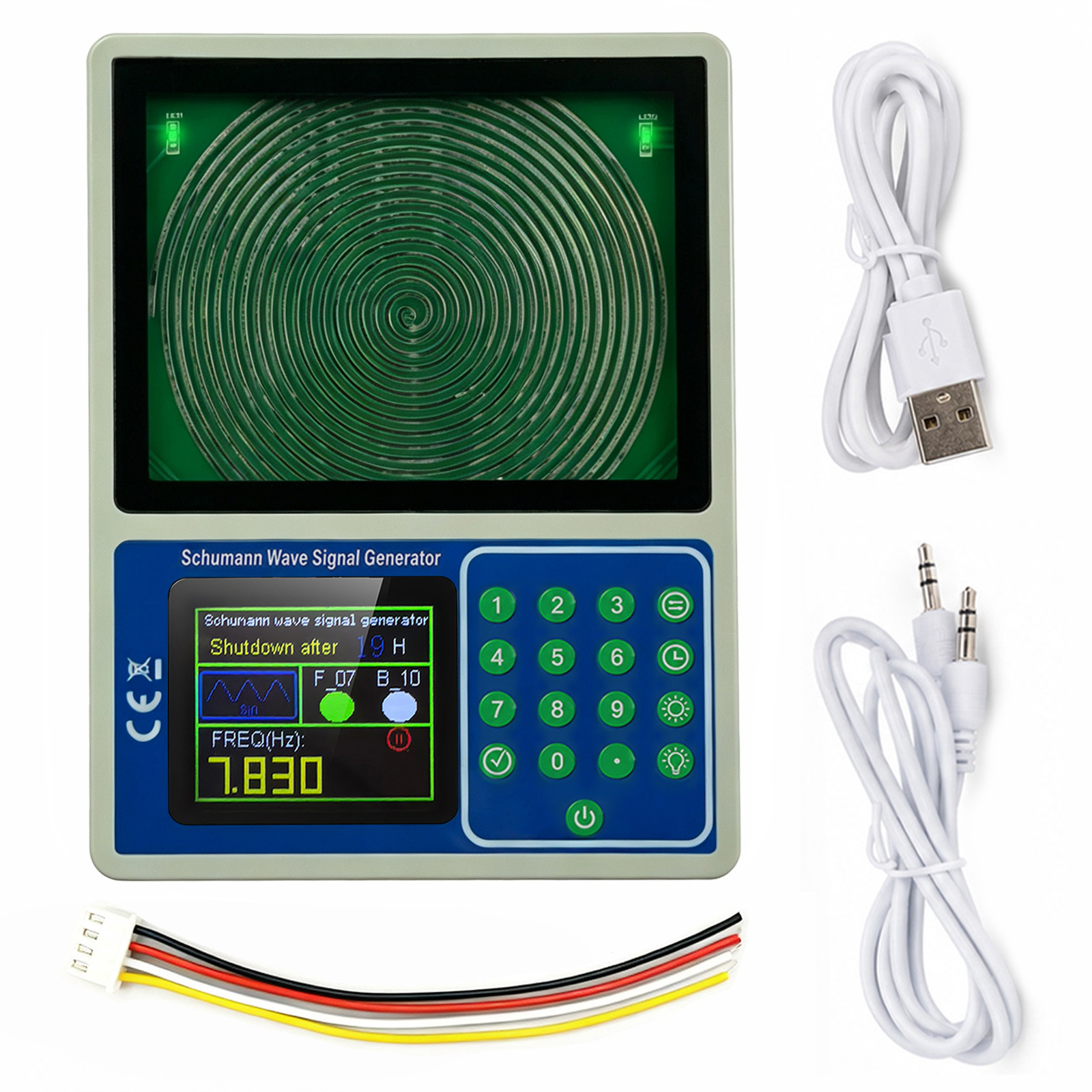 Schumann Resonance Generator with Adjustable Frequency