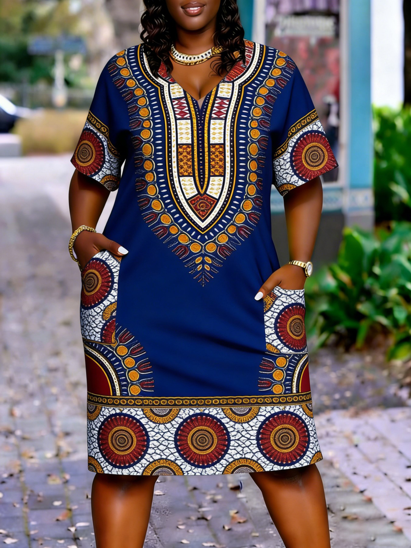 tribal dresses sold on Temu United States