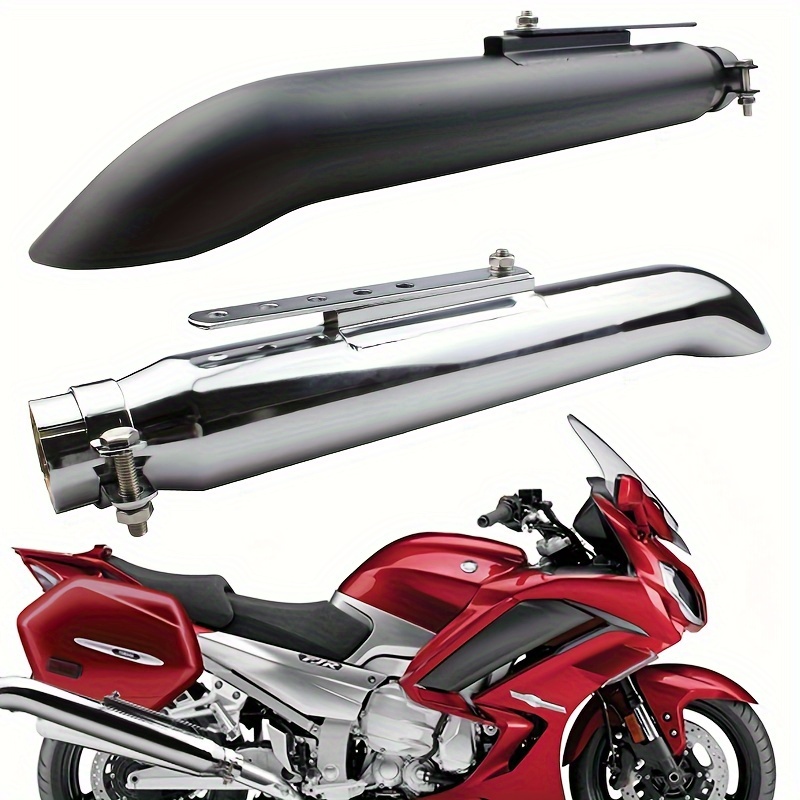 TEMU Stainless Steel Vintage Exhaust Pipe For Street Touring Motorcycles- Durable And Stylish