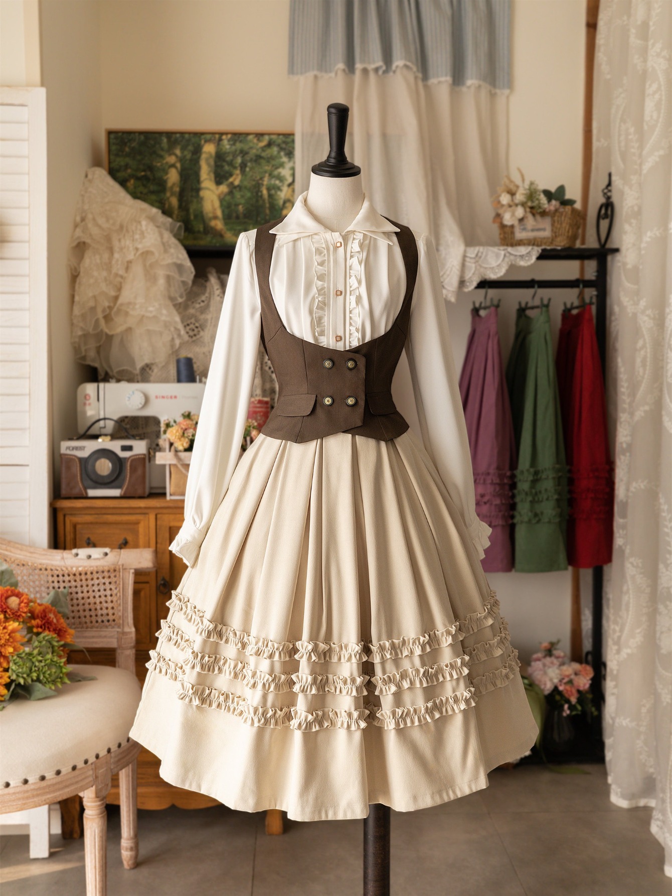 grad party dress Simple Newest 2024 Long Prom Dresses, A-line Girl Graduation Party Dresses,  Wedding Guest Dresses