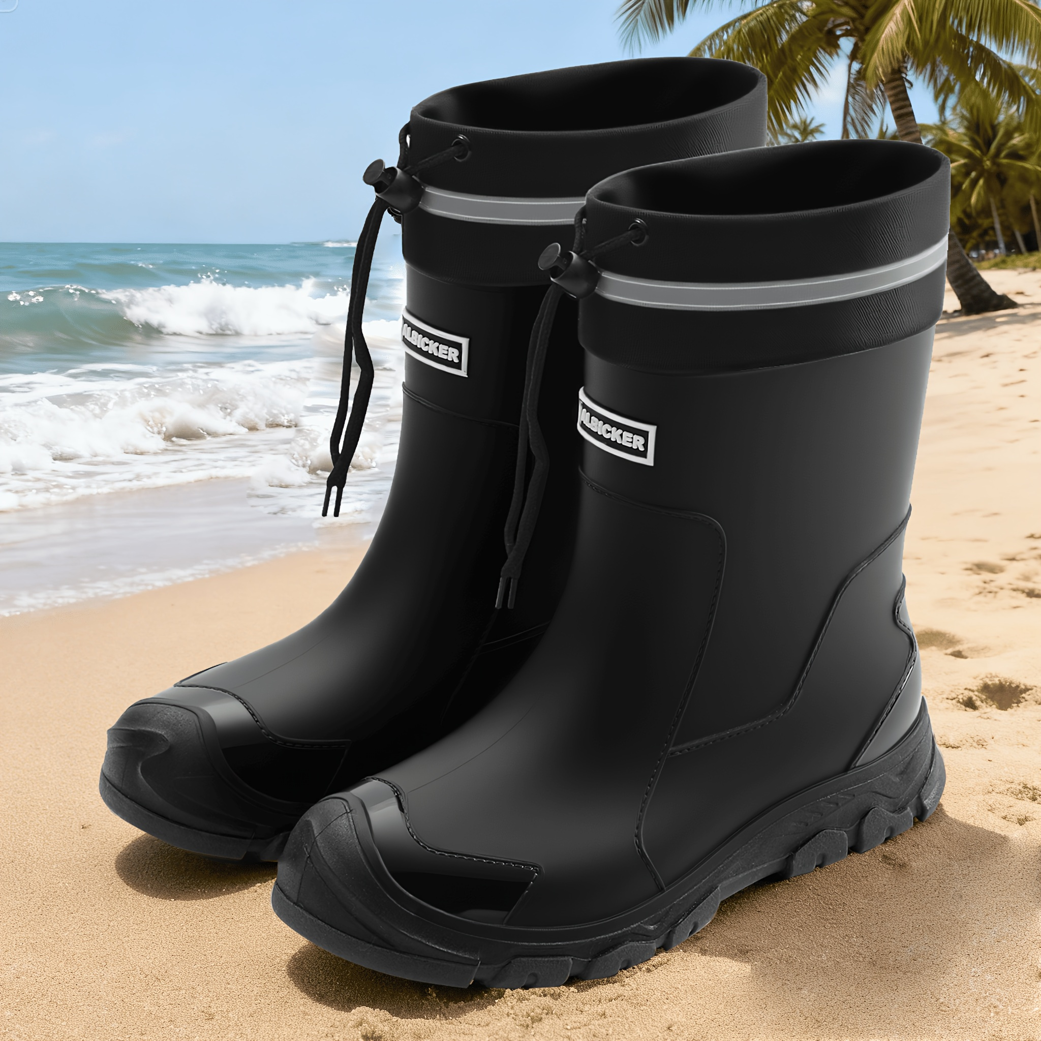 zapatos de exterior   y   calidad para   – botas de senderismo casuales de pvc para     con suelas de goma antideslizantes y paneles   flexibles, ideales para deportes acuáticos, ropa de playa y senderismo. disponibles en  