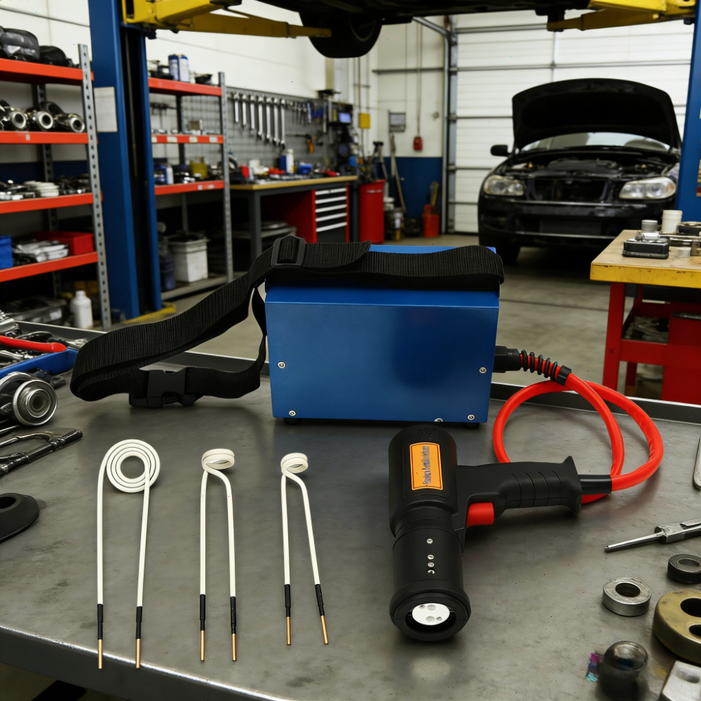 TEMU Car Replacement Starter Electromagnet Valve Repair Kit. Portable Equipment Made Of High-quality Materials, With Coil Sizes, Applicable; Equipped
