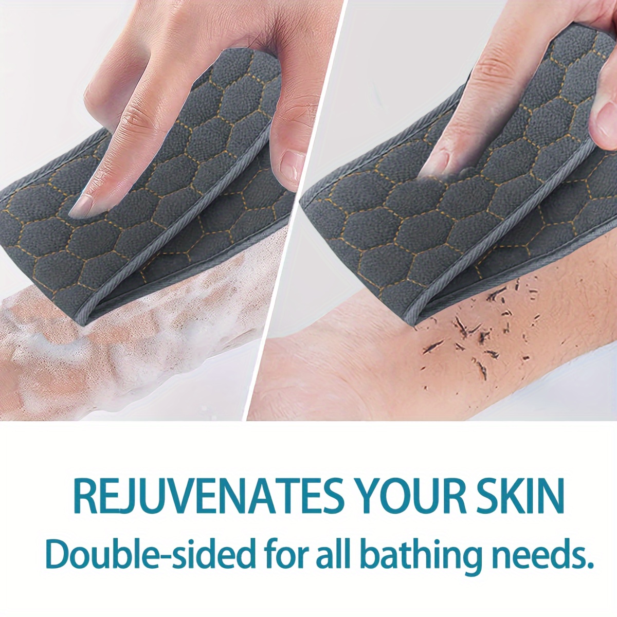 5pcs Exfoliating Mud-Free Back Scrubber and Bath Set