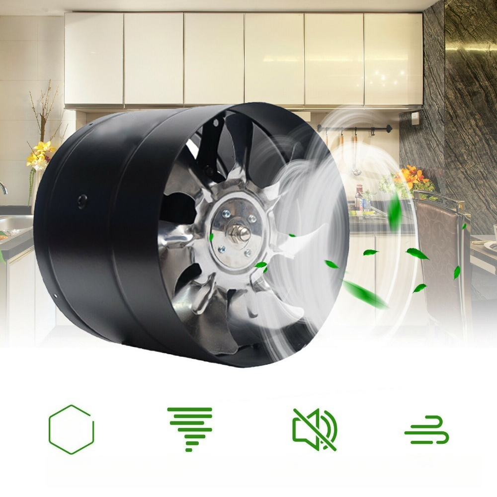 Image of Exhaust Fan Accessories Kit Universal Ventilation Parts For Home Room Supermarket Hotel Heat Dissipation Replacement Supplies