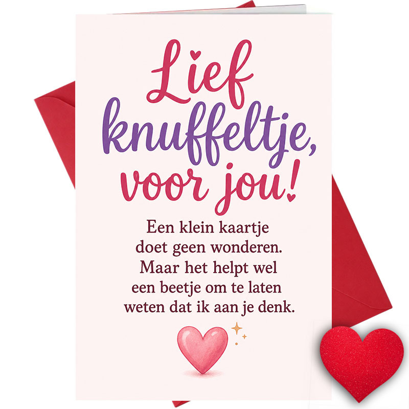 TEMU Dutch Cute Love Encouragement Card Valentine's Day Card, Dutch Cute Love Encouragement Card Card, Valentine's Day Card For Dutch Cute Love