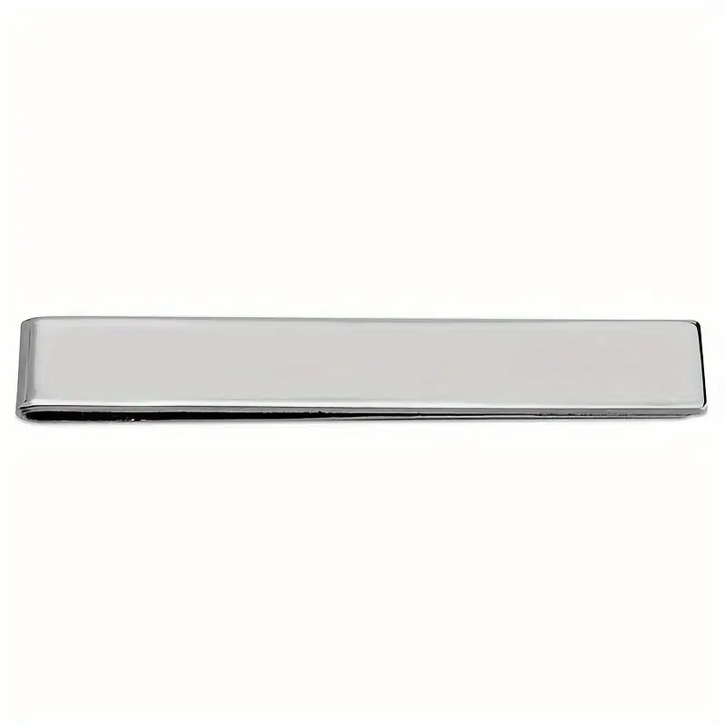 TEMU Personalized Engraved Stainless Steel Men's Tie Clip - Custom Name/text, Wedding, Father's Day Gift, Birthday Present - Heavy-duty Belt & Tie