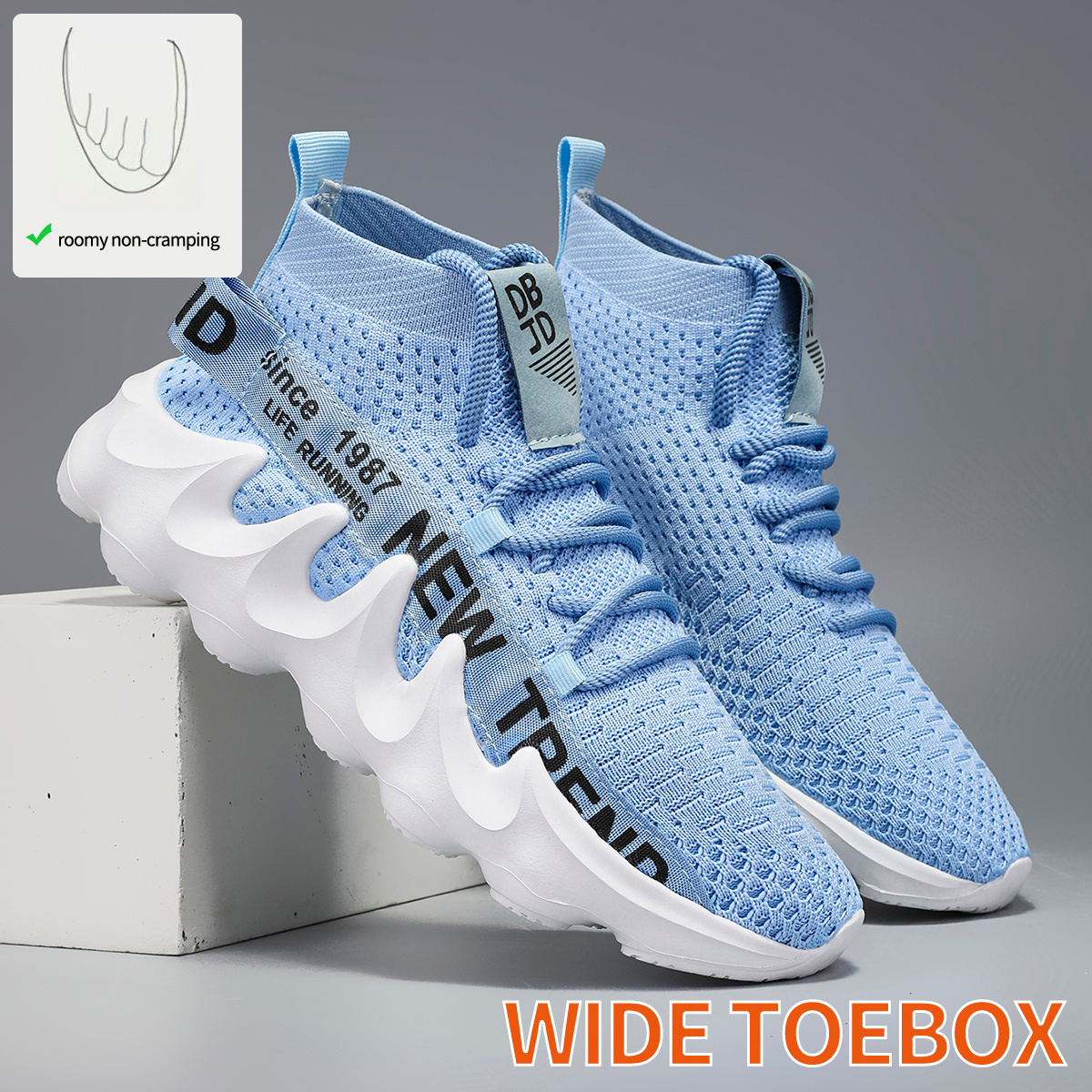 Men's Extra Wide Fit Road Running Shoes
