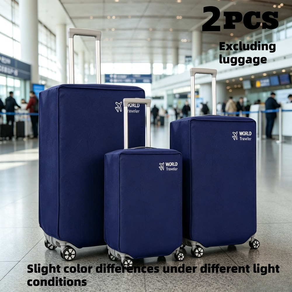 TEMU Ensemble de 2 housses de protection de bagages épaisses en tissu non tissé, adaptées aux valises de 20.0/24.0/28.0 pouces, tissu et respirant,