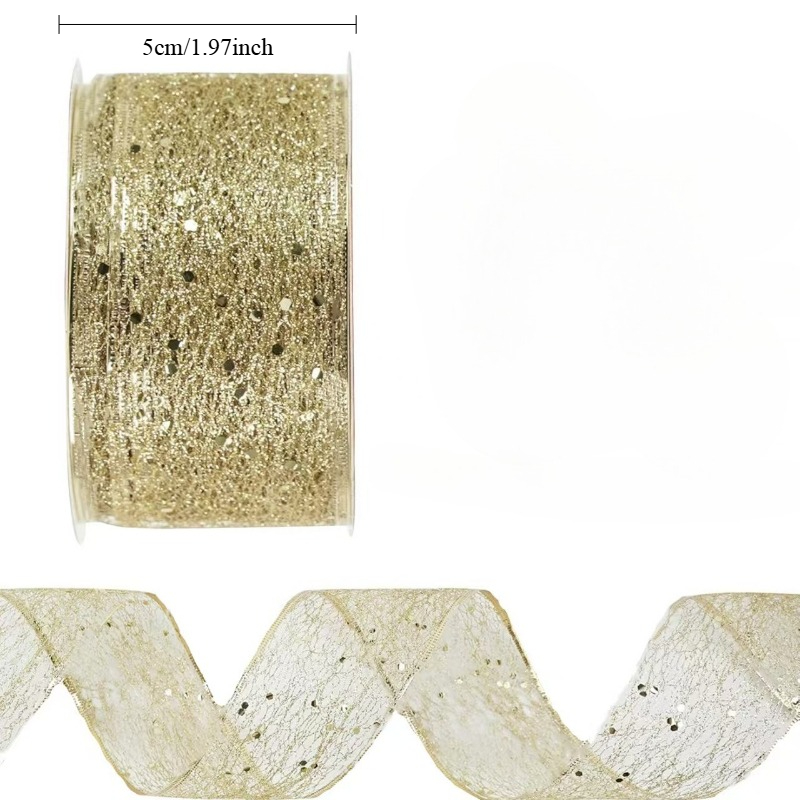 TEMU Band, 5 cm x , geeignet für DIY-Bastelarbeiten, Geschenkverpackung, Hochzeitssträuße, Blumenarrangements – mehrfarbige