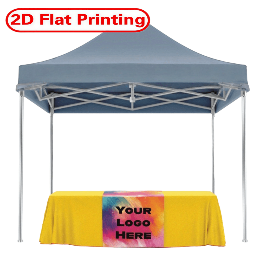 TEMU 2d Flat, Customizable Tent Banners, Background Banners, And Desktop Banners - 2d Flat Your Own Text/artwork, Durable Polyester Fiber With
