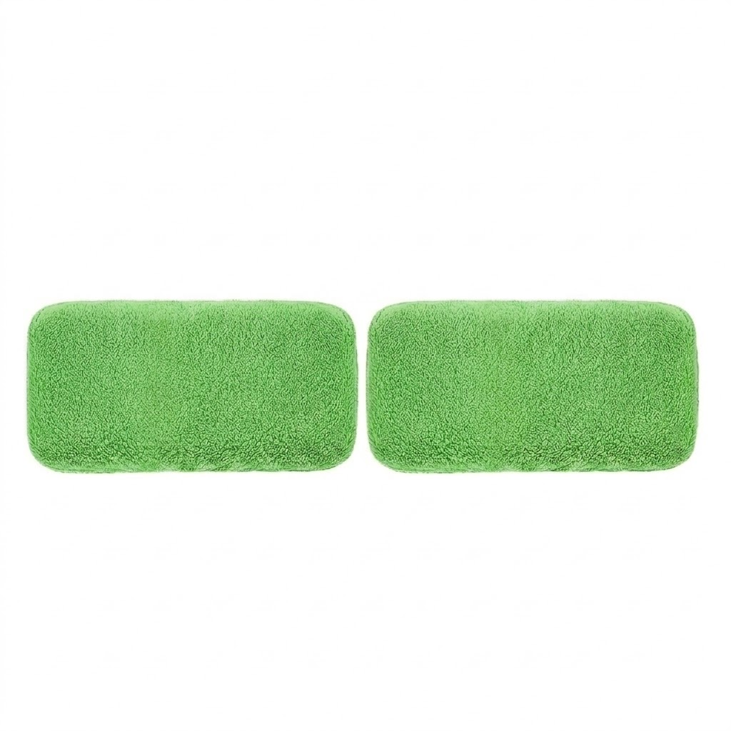 TEMU 2 pezzi Panni di Ricambio per , Grigio e Verde - Microfibra Multisuperficie, Cattura e Blocca Sporco//, Adatti per Uso e a Umido, Pulizia