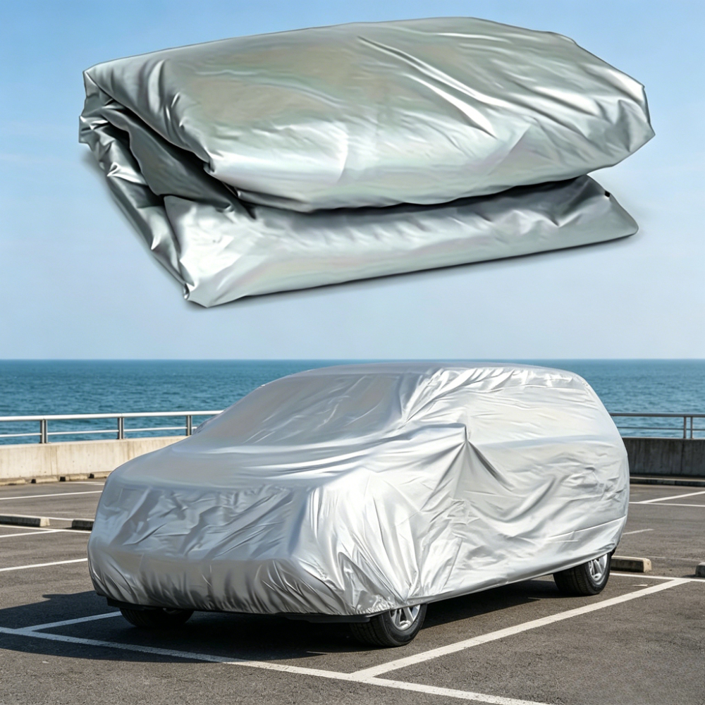 outdoor car cover 1pc frost snow dust resistant waterproof stain scratchproof easy to clean non sticky universal for home cars suvs protecting original paint lasting as new
