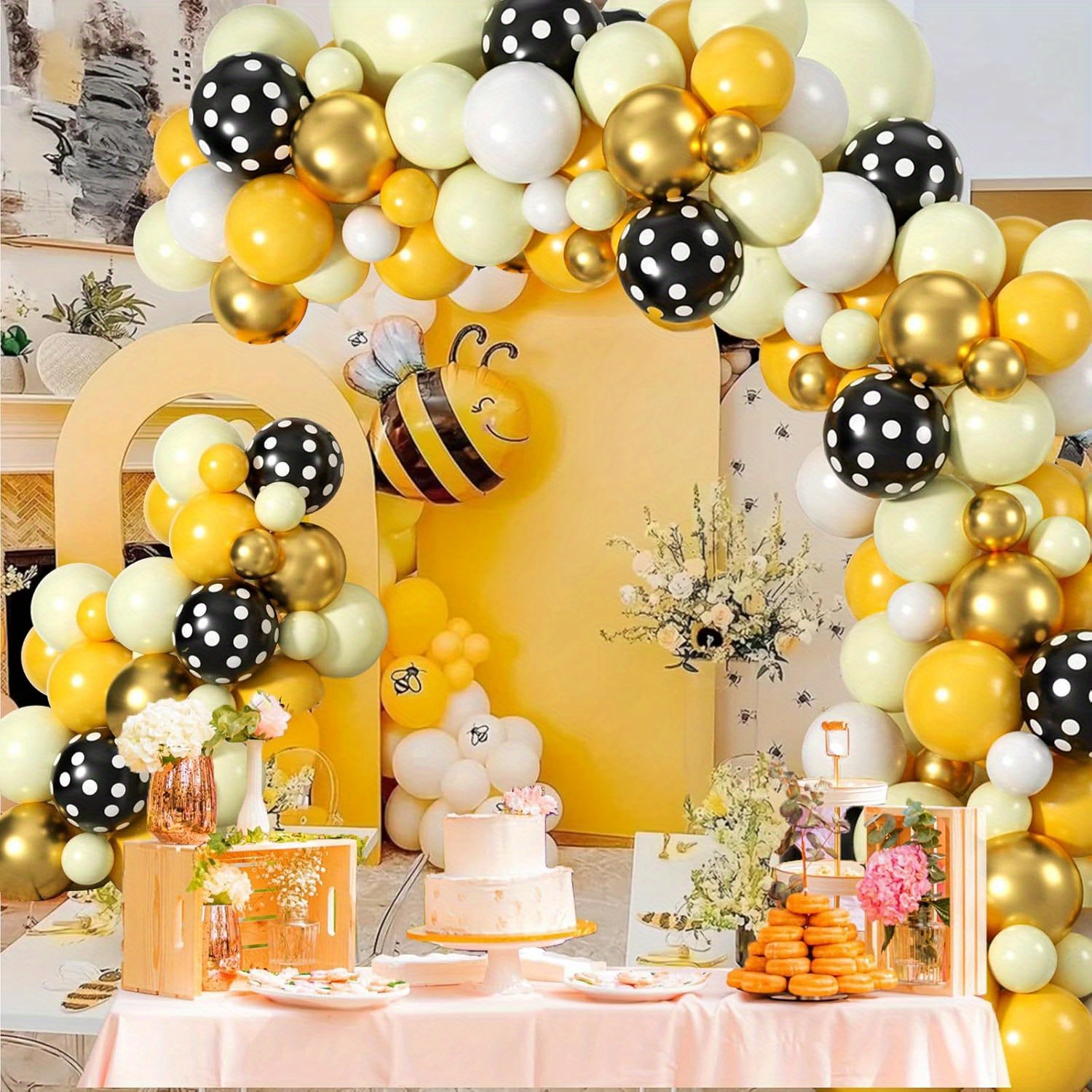 Boy Sunflower Baby Shower Flower X Newborn Baby Boy BearloonSG