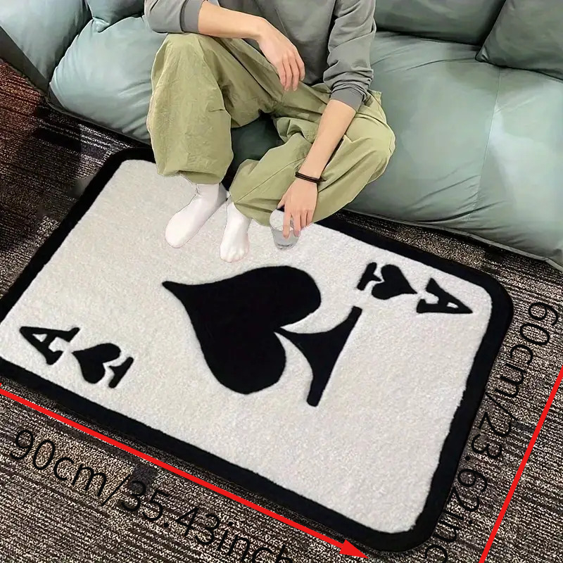 TEMU Imve Suitable For Bedroom & Sofa - Soft Velvet With Backing, Hand Washable Modern Minimalist, Cozy Bedside Suitable For, Suitable For Bedside Or
