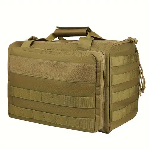 1pc Large Capacity Handbag, Gun and Magazine Storage Bag, Camping Tool Organizer, Hiking Cycling Helmet Bag