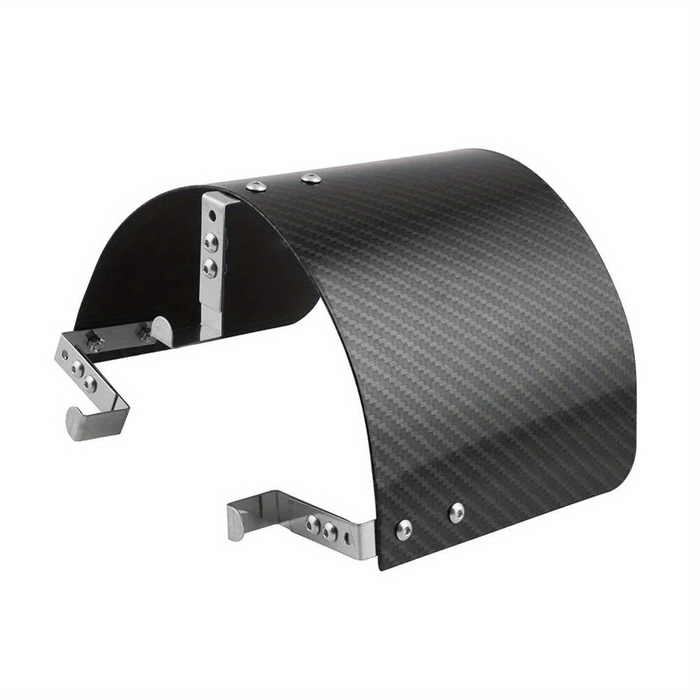 TEMU 1pc Air Filter Cover Stainless Steel Heat Shield Steel Cold Air Intake Cone Sport For 2.5-3.5"/63mm To 89mm Cone Filter