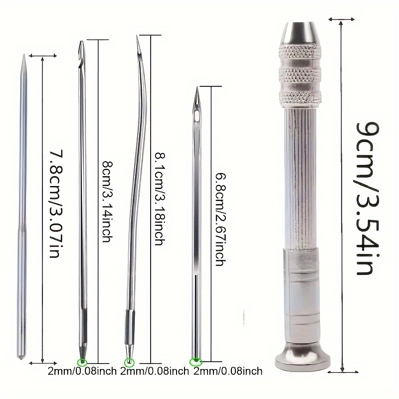5pcs Sewing Kit with Interchangeable Needles and Tools