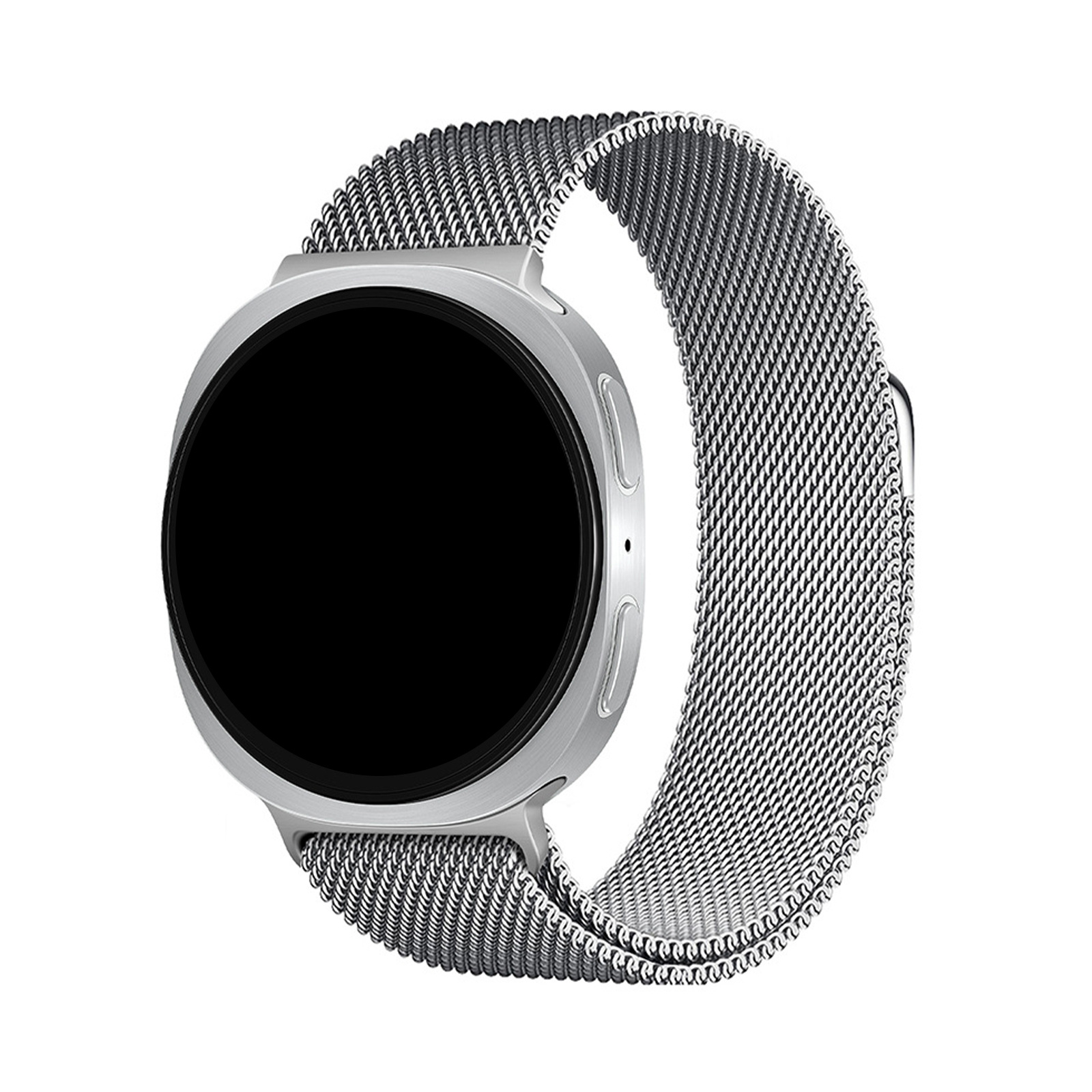TEMU per Samsung Galaxy Watch 8/9 con custodie da 40/44 mm, Watch 8 con cinturino magnetico in metallo da 46 mm. � traspirante per l'esercizio e non