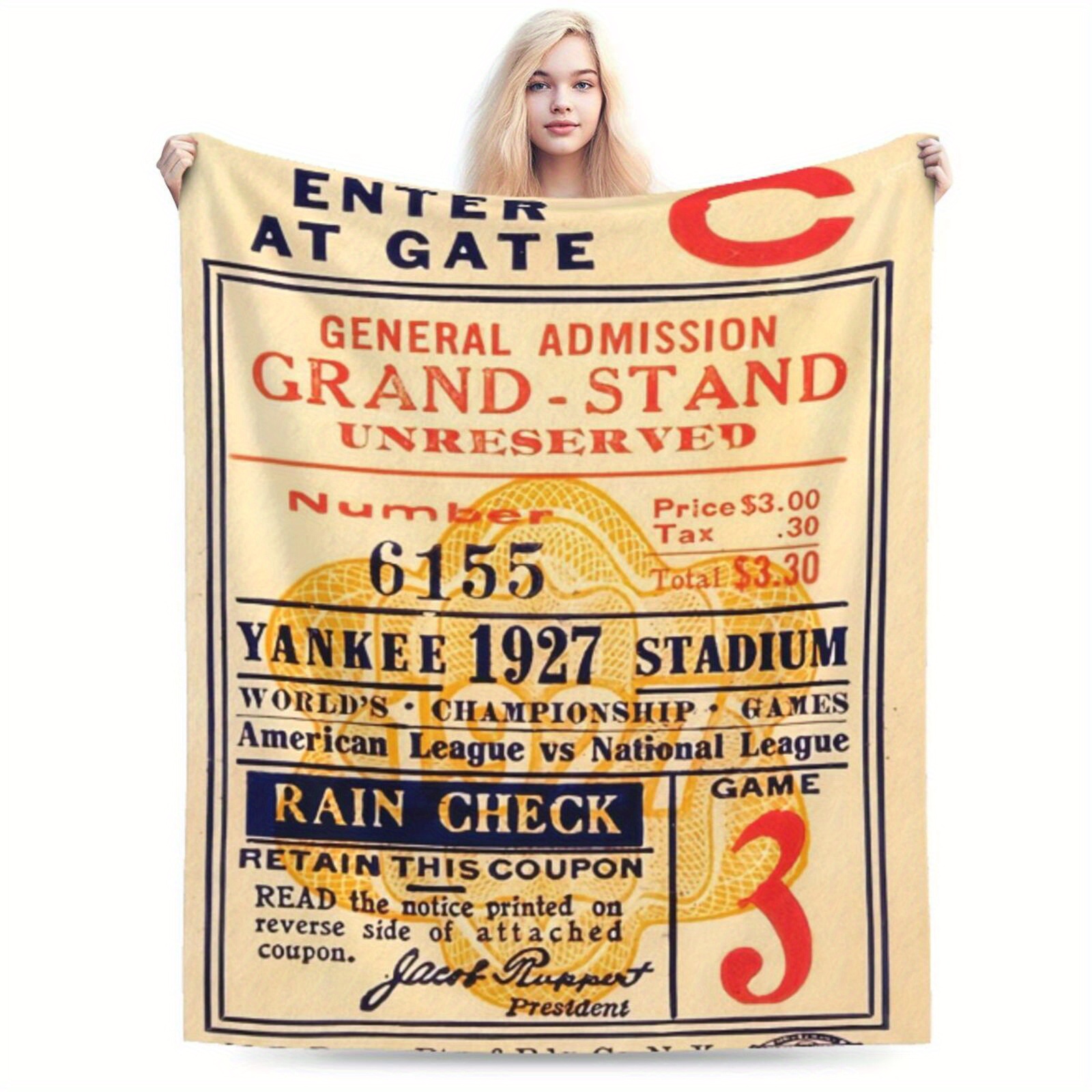 

Yankee Stadium- Blanket - , & For , Bed, Car, , Camping |