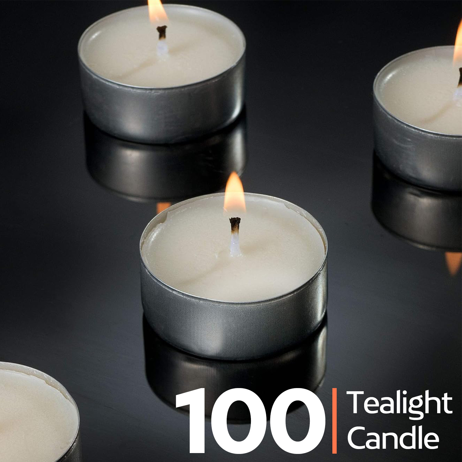 99 packs of 8 hour burning tealight candles unscented white long lasting cotton wick candles suitable for holiday decorations parties and home decorations details 5