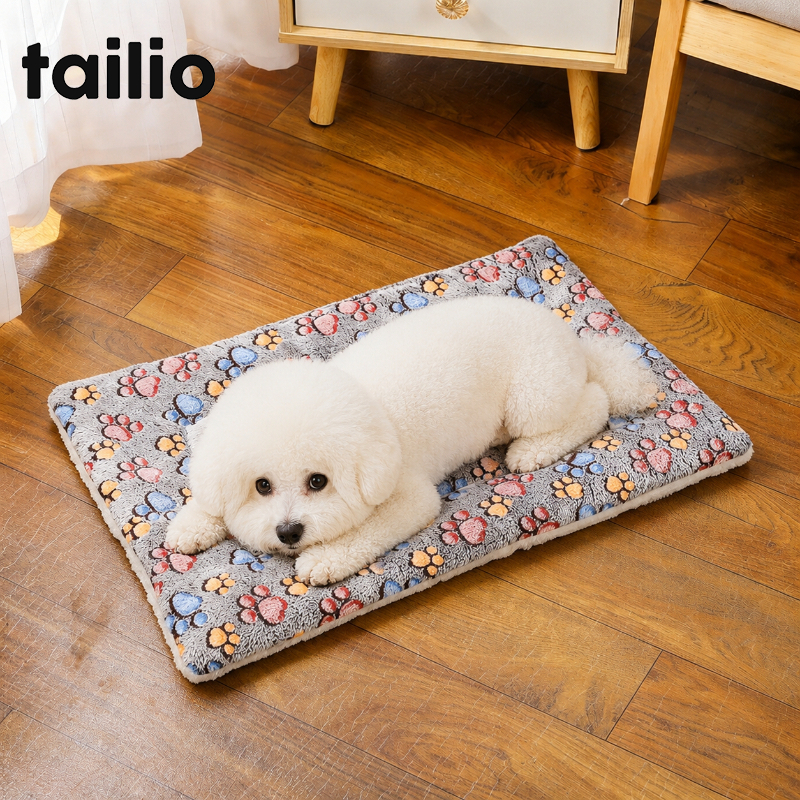 TEMU Thick And Soft Pet Mat, Bed Mat, Suitable For Small Dogs And Cats, Fits Dog Crates, Windowsills, Floors, And Sofas