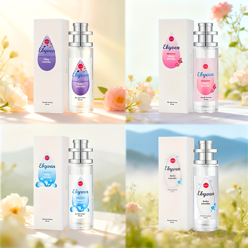 Image of 4pcs Women's Perfume Set, Hair Fragrance, Fruity And Notes, Perfect For Daily Life And Dating, Ideal Holiday Gift For Your Girlfriend And A For Gifting