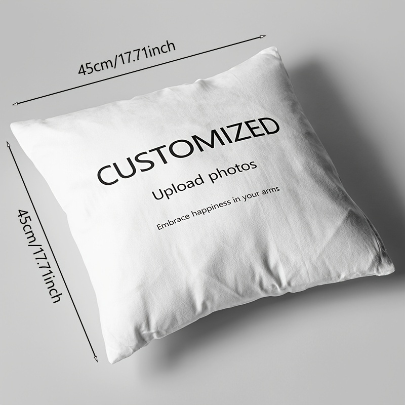 large custom couple pillow cover diy personalized sofa   modern   dual sided print no insert included polyester fabric   decor for halloween and christmas gifts pillows decorative for couch cushion pillow pillow covers for bedroom pillow for sofa pillow holiday gifts contemporary design machine washable zipper closure holiday buyers gift   Product details 3