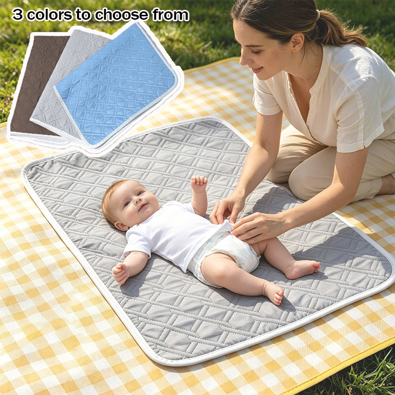 2pcs Solid Color Changing Pad Set for Babies