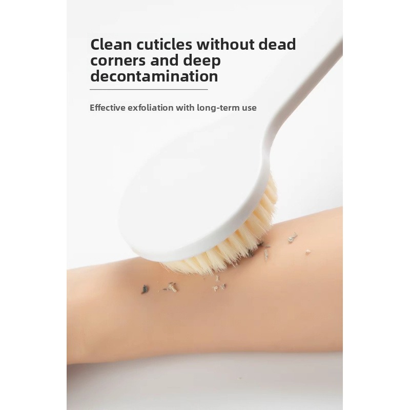 2pcs Body Cleansing Set with Back Scrubber and Foot Scrubber