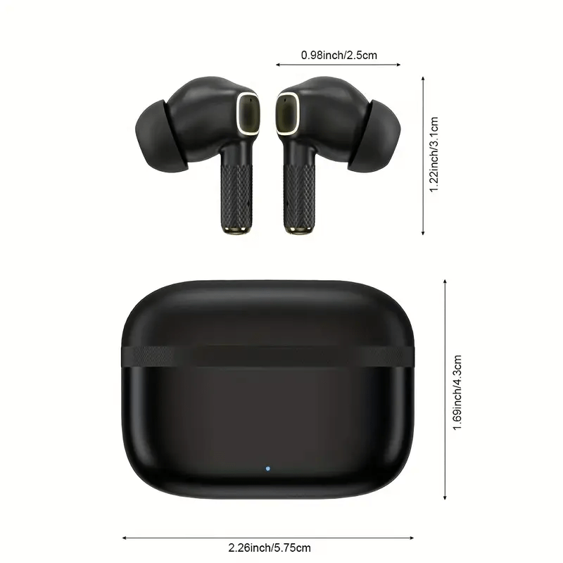 rechargeable sound amplifier with active noise cancellation, adjustable volume control, comfortable silicone earplugs & smooth rear design -   usb cable, portable audio device for daily use, durable plastic body, headphone amplifier Product details 2