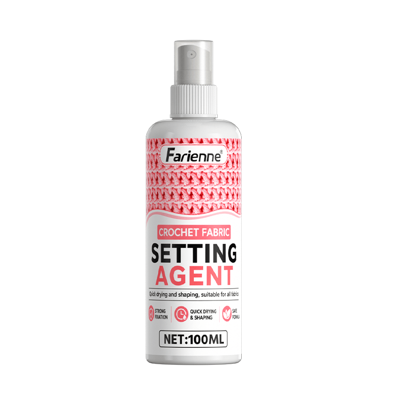TEMU Fixateur de Tissu au Crochet Spray Fixateur pour Tricot à , Convient pour Bonnets au Crochet, Sacs Tricotés, Nappes, Sous-verres, Pétales de