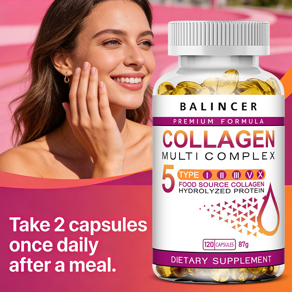 Premium Collagen Complex Softgels, Easy to Take