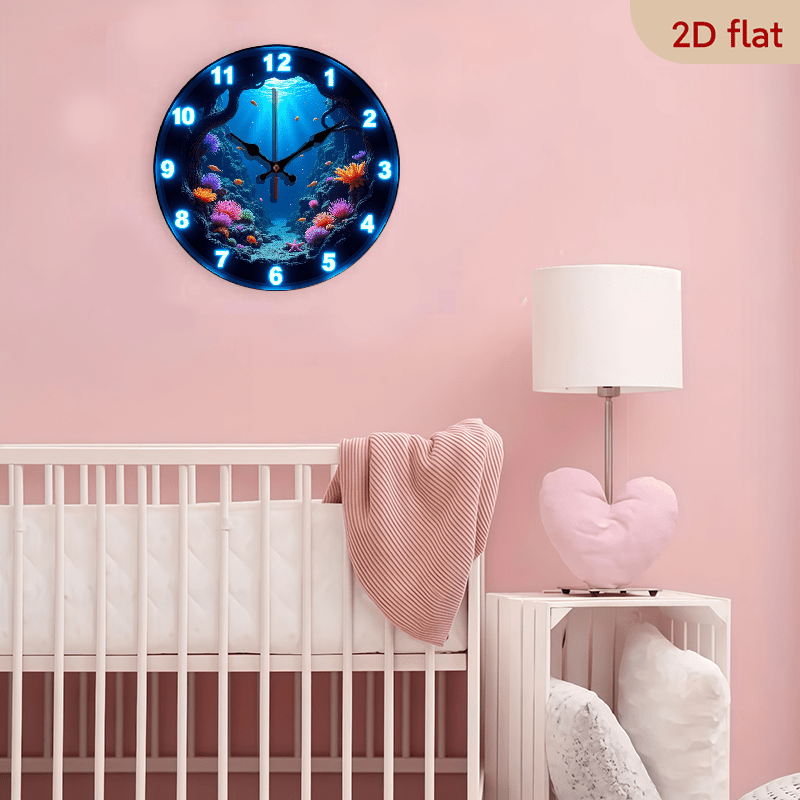 Underwater clock detail